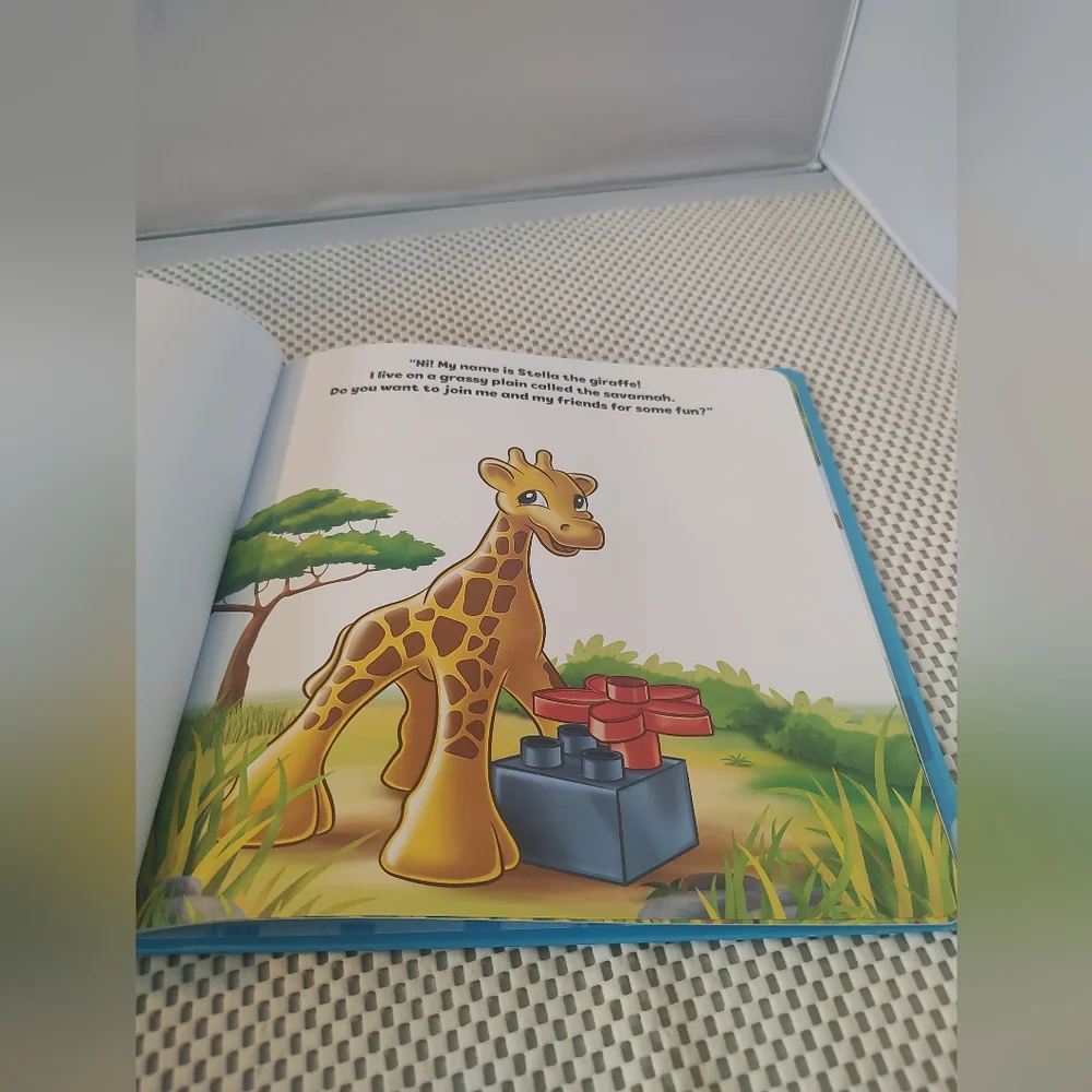 Lego Duplo My Little Friend Giraffe Dublo Bricks Activity Coloring Book NWT